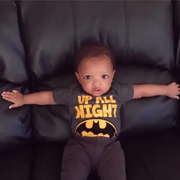 Wizkid’s 2nd Babymama, Binta Shares New Photos Of Their 6-Month-Old Baby